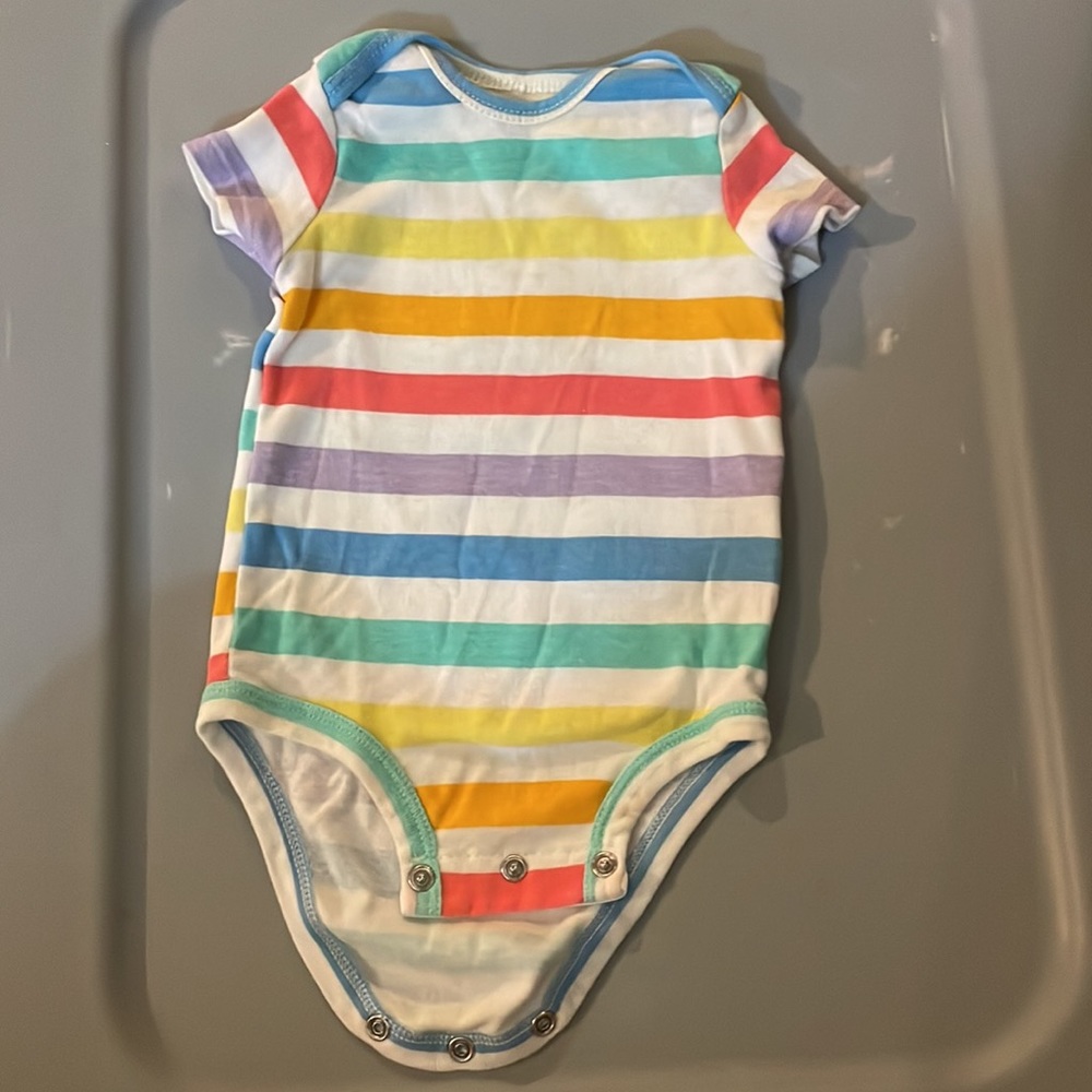 Carters baby striped onesie